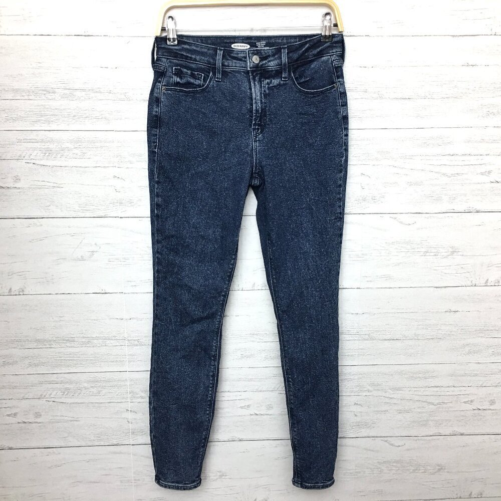 Old Navy Women's Jeans Rockstar Super Skinny High Rise Stretch size 4 length 28"